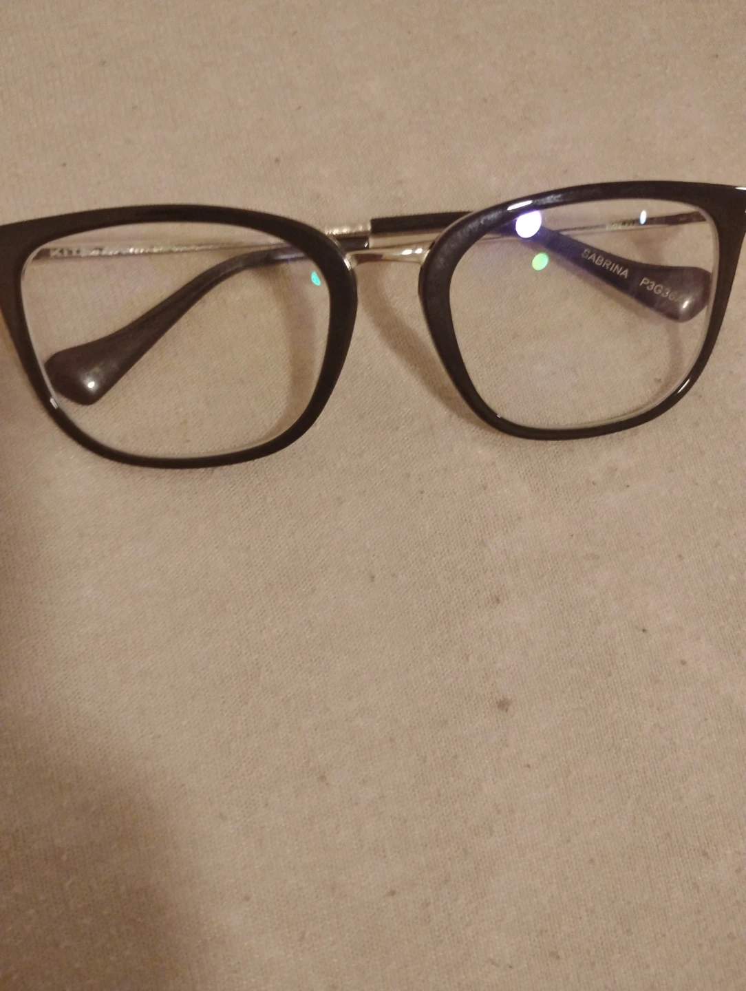 Black Cat-Eye Glasses - Sabrina