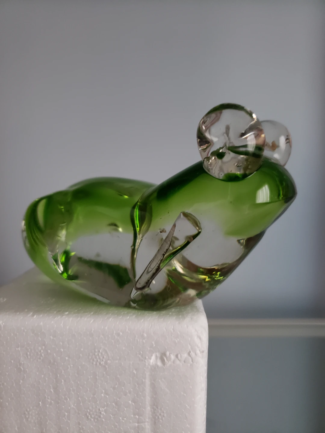 Glass frog figurine - photo 2