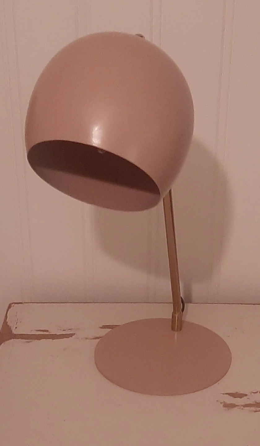 Pink Desk Lamp with Adjustable Gooseneck