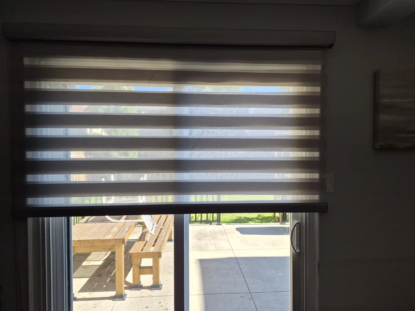 Sheeer Roller Blinds for living room  84 by 66