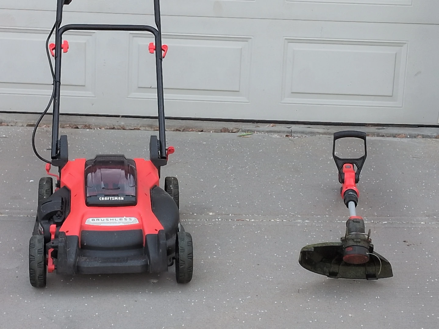 Craftsman Cordless Lawn Mower and String Trimmer Combo
