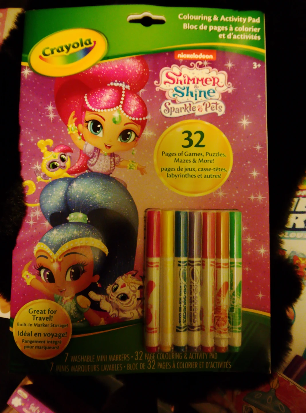 Crayola Shimmer and Shine Sparkle Pets Coloring & Activity Pad