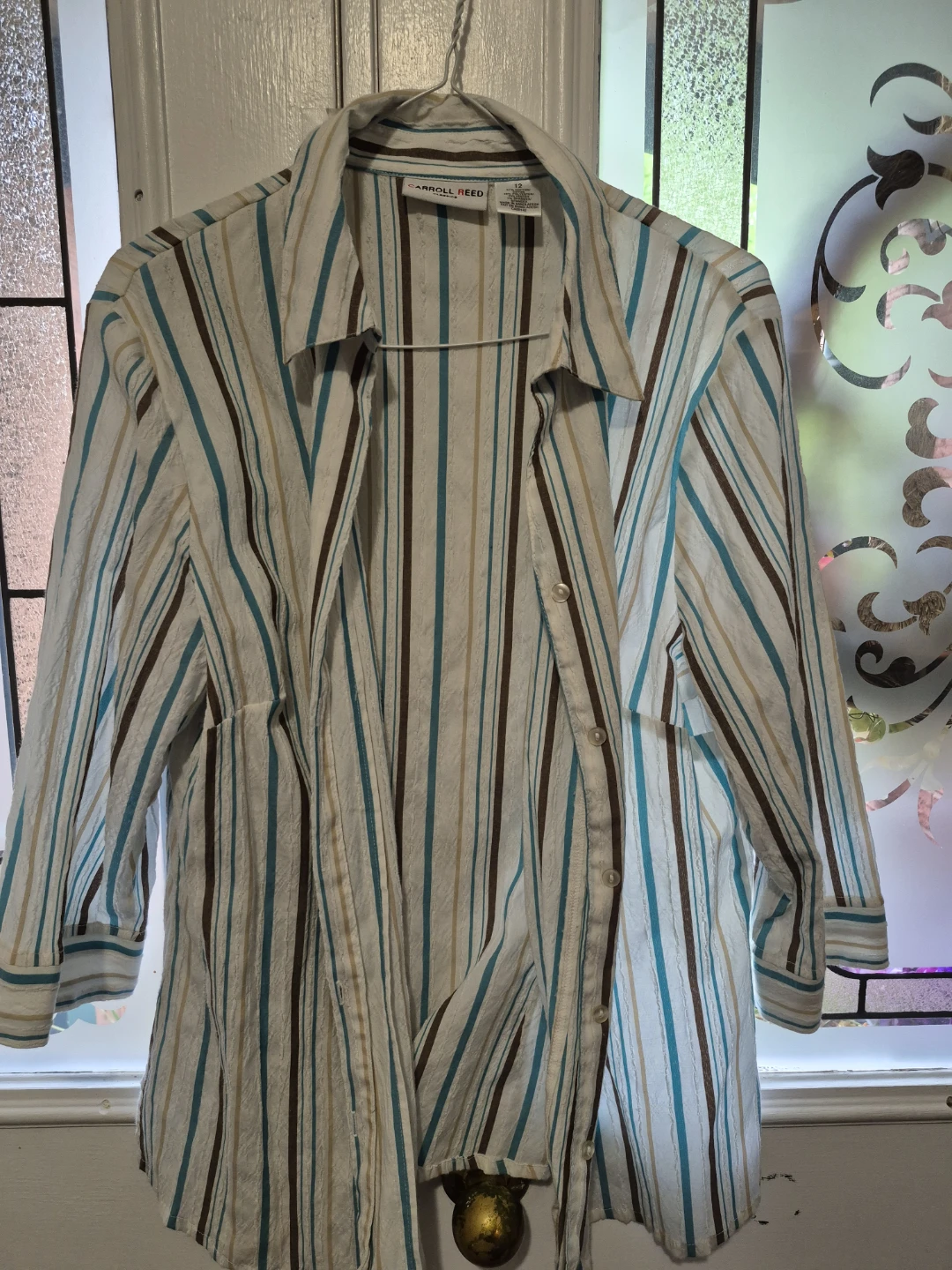 Carroll Reed Classics Striped Shirt and Penmans Cardigan Set - photo 2