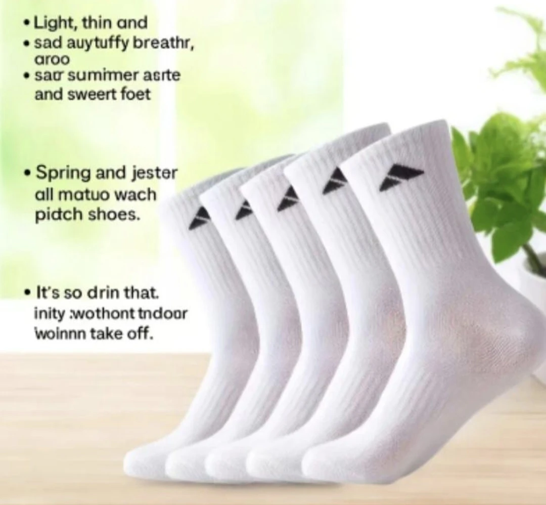 White Athletic Socks - Pack of 4 - photo 2