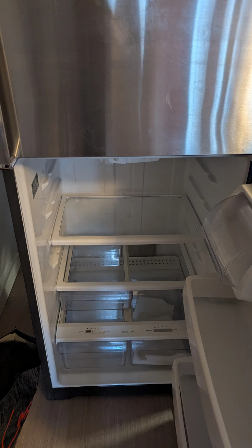 GE Stainless Steel Refrigerator - photo 3