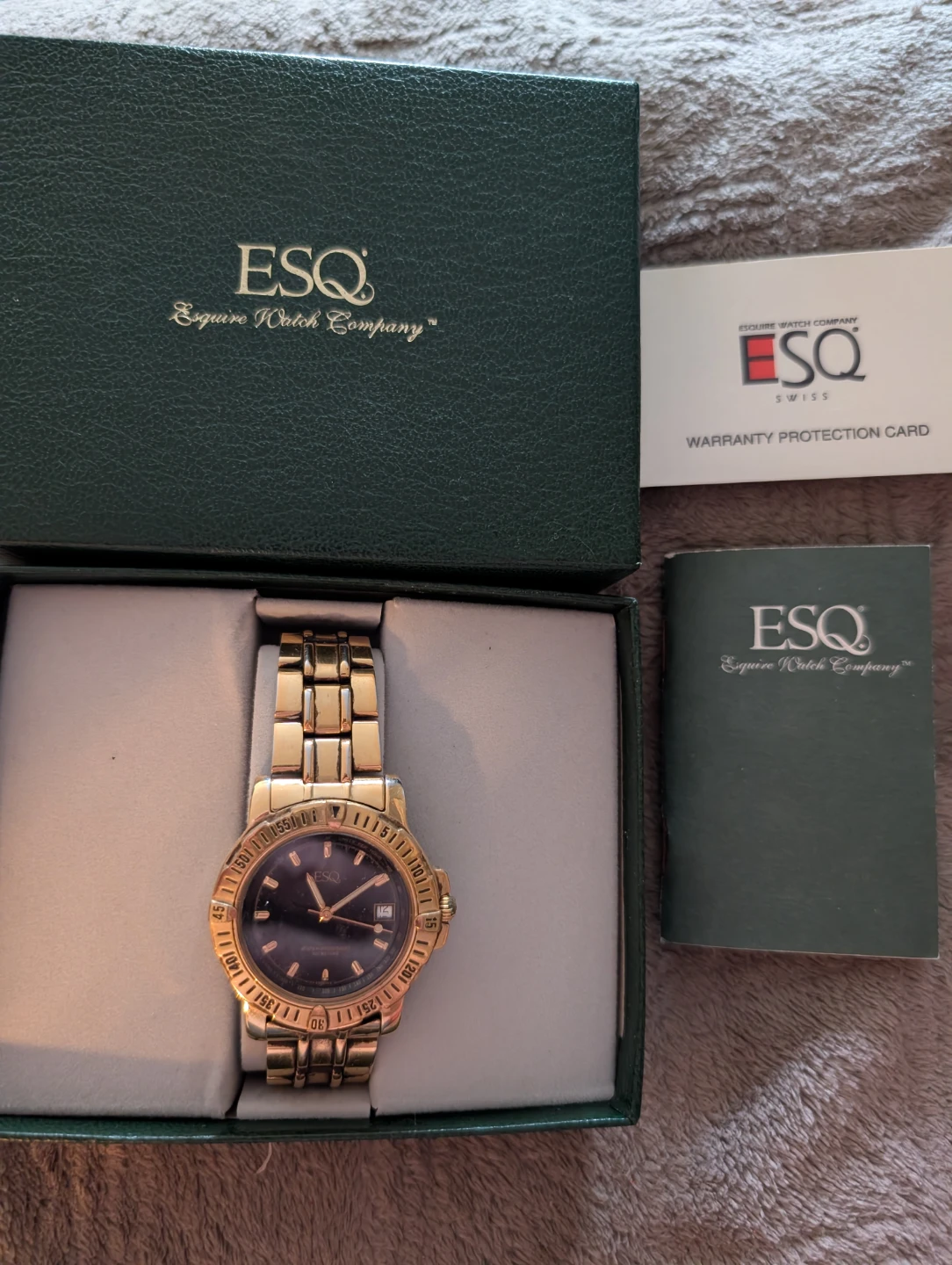 ESQ by Swiss Watch Company Men's Gold Tone Watch