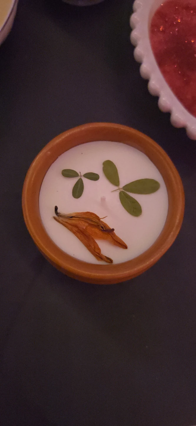 Handmade Scented Candles in Decorative Containers
