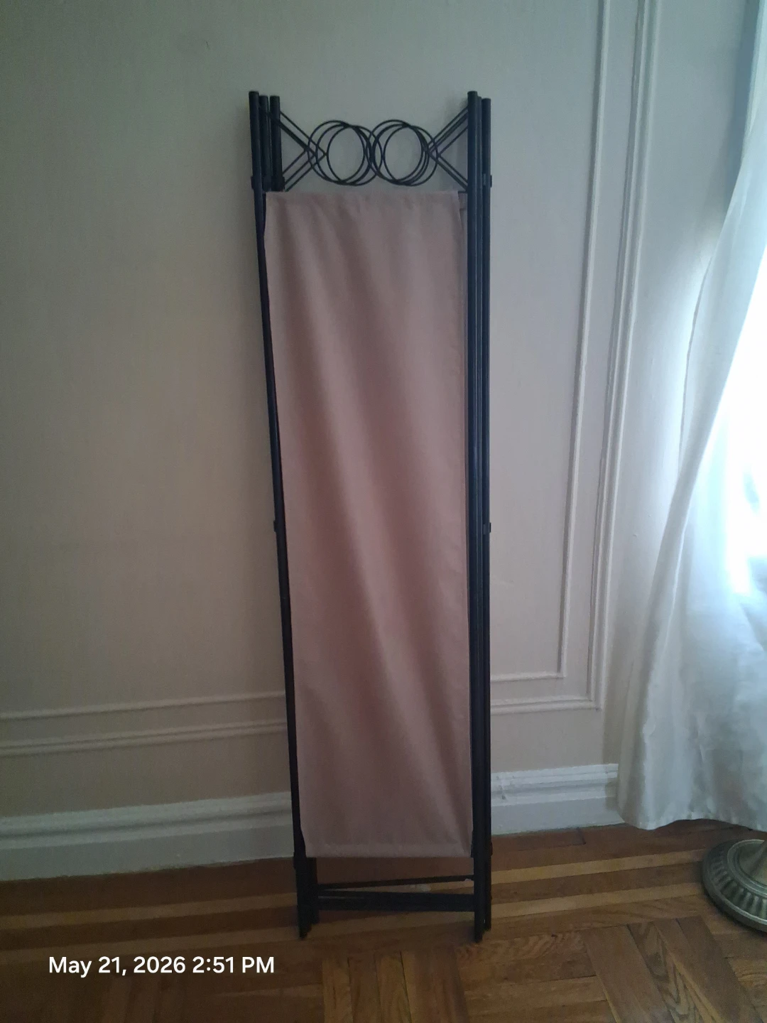 4-Panel Folding Room Divider Screen - photo 5