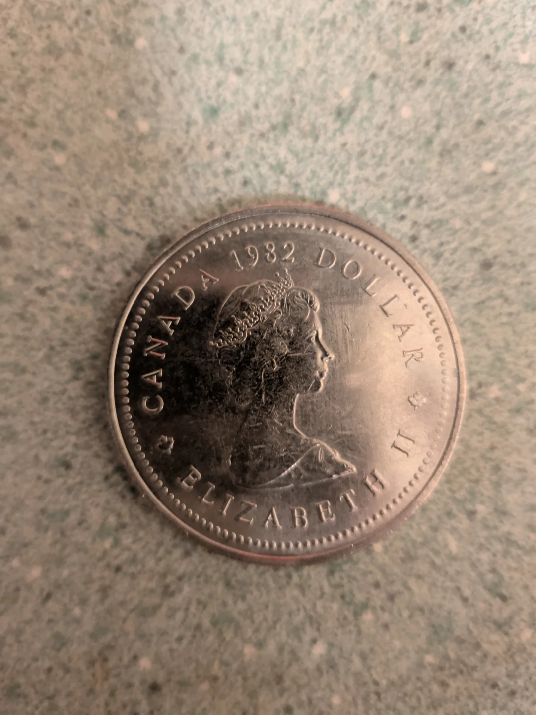 1982 Canada Dollar Coin - photo 2