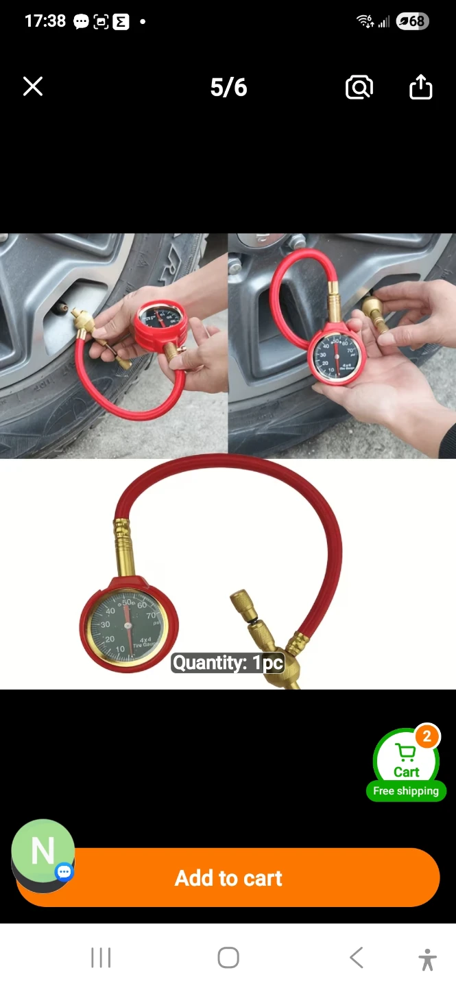 Professional Tire Pressure Gauge- Deflator - photo 3