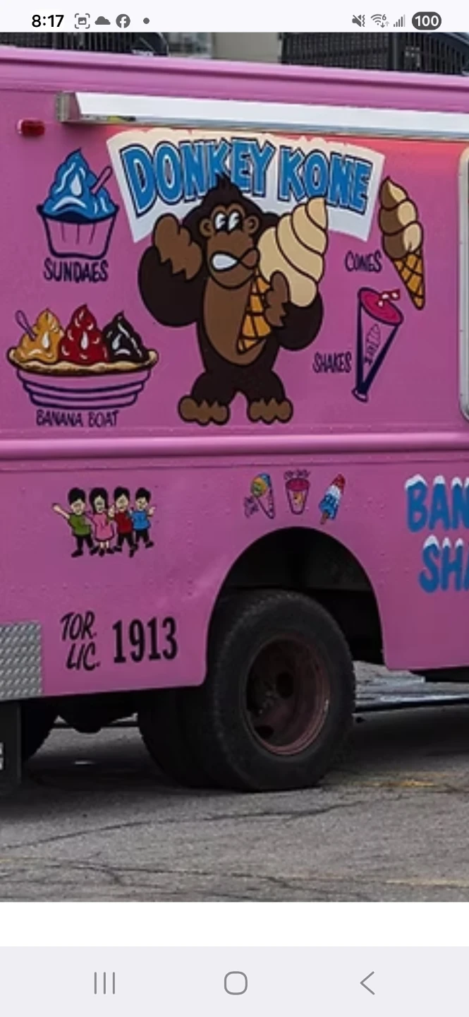 Donkey Kone Ice Cream Truck Rental Toronto & GTA