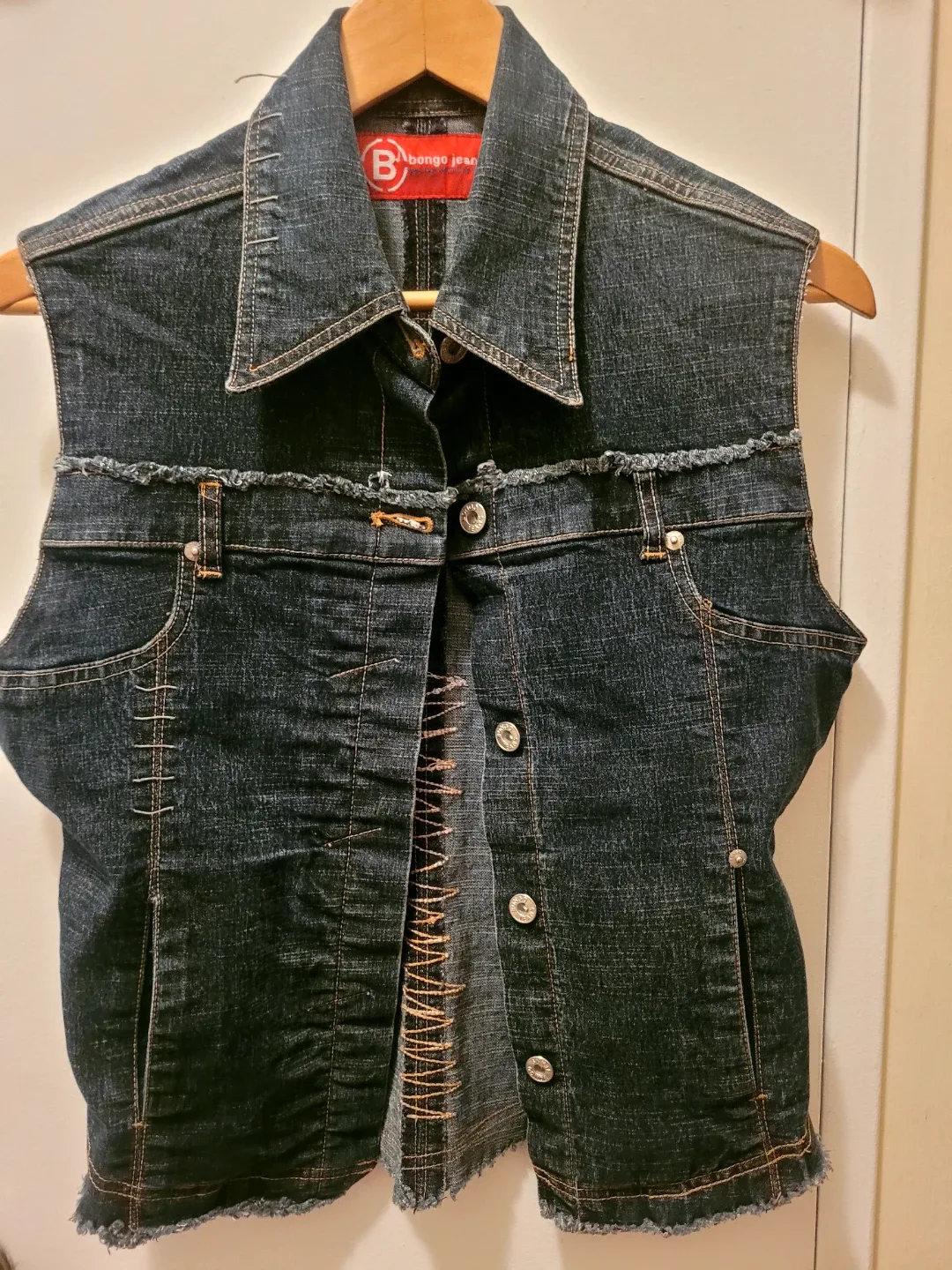 Bongo Jeans Denim Vest🥕🌱