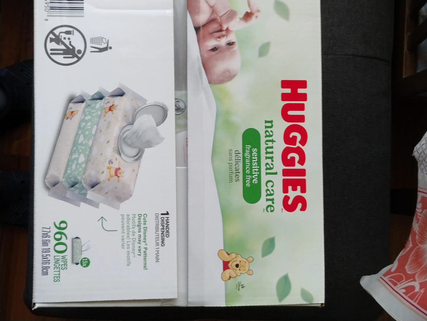 Brand New Huggies Natural Care Sensitive Wipes 960 Count - photo 2