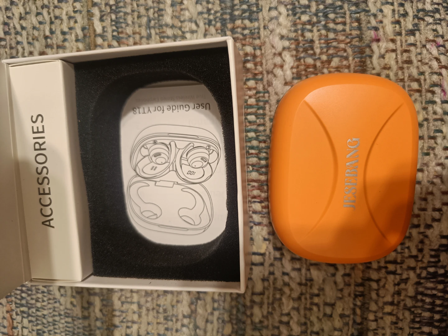 Jsebang YT18 True Wireless Earbuds - Orange - photo 3
