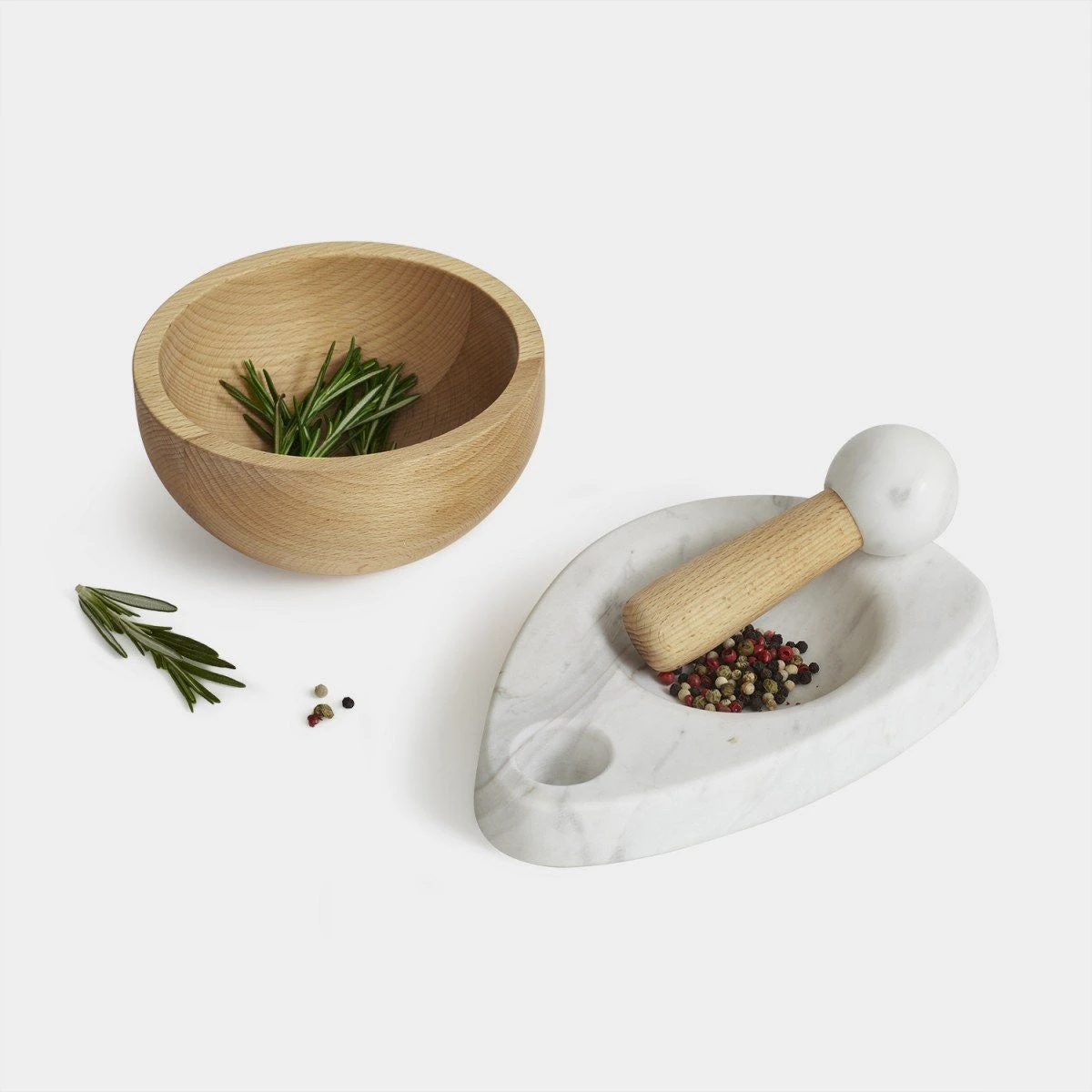Umbra Marble Mortar and Pestle - Natural - photo 3