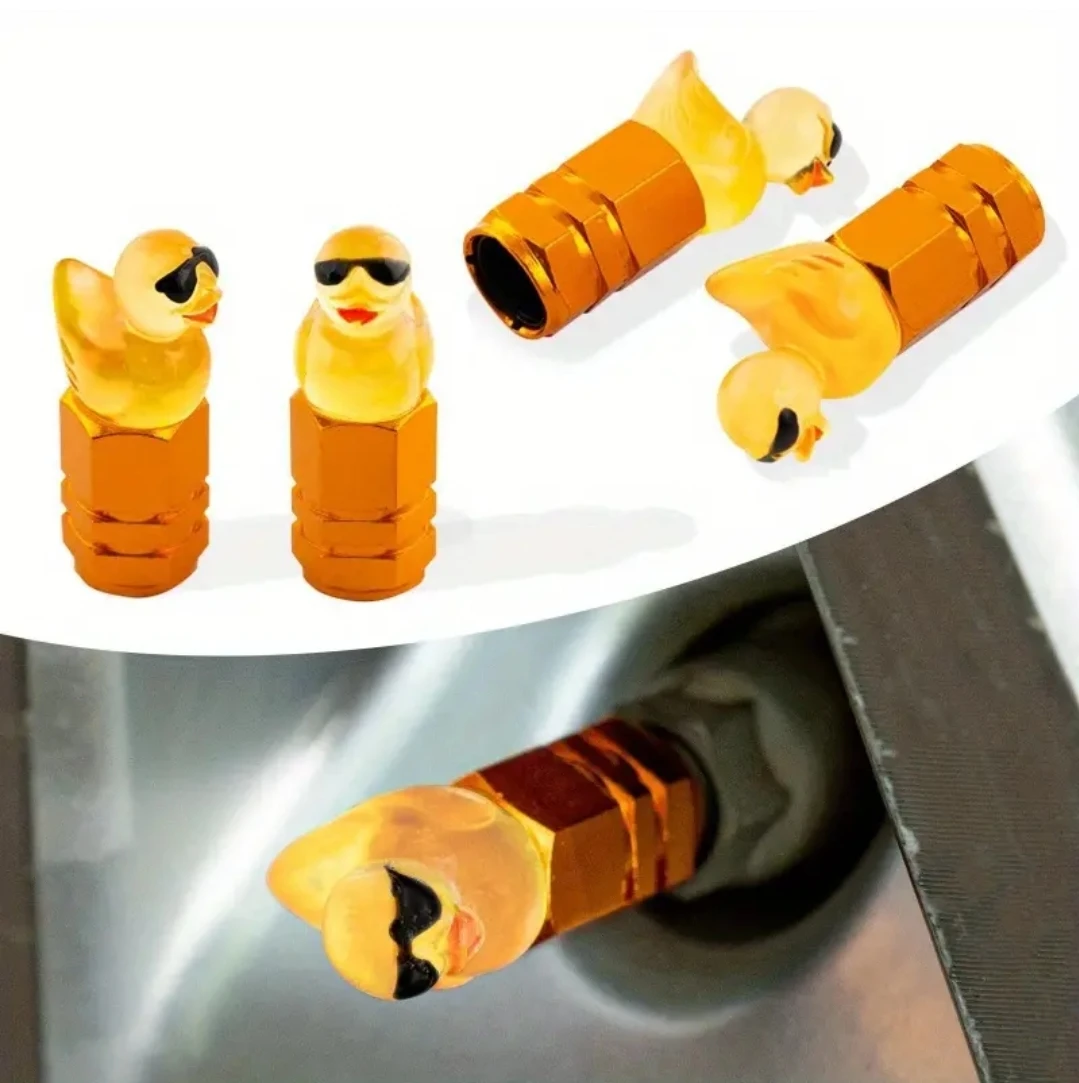 DUCK TIRE AIR VALVE CAP SET