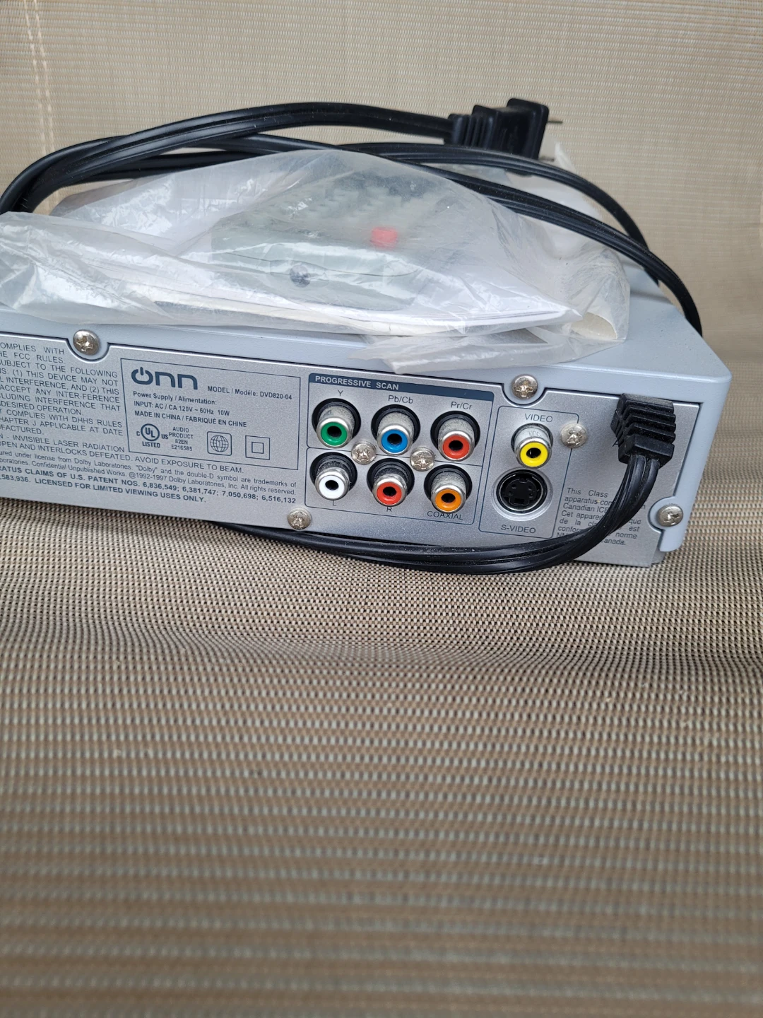 ONN DVD Player with Remote - photo 3