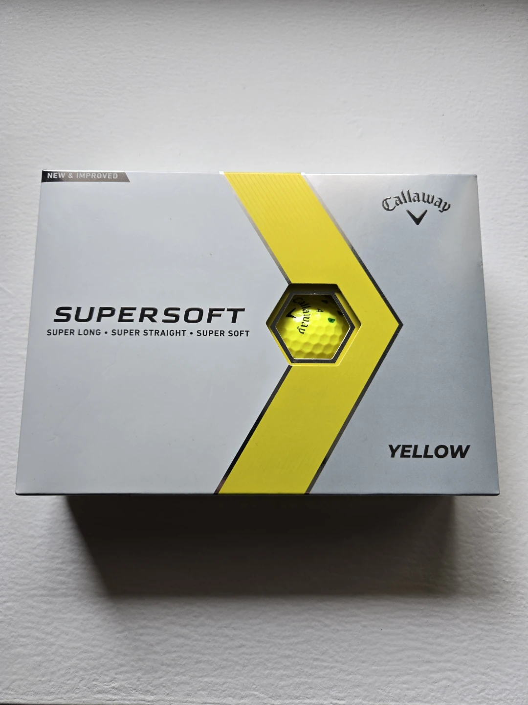 12-New Callaway Supersoft Yellow Golf Balls