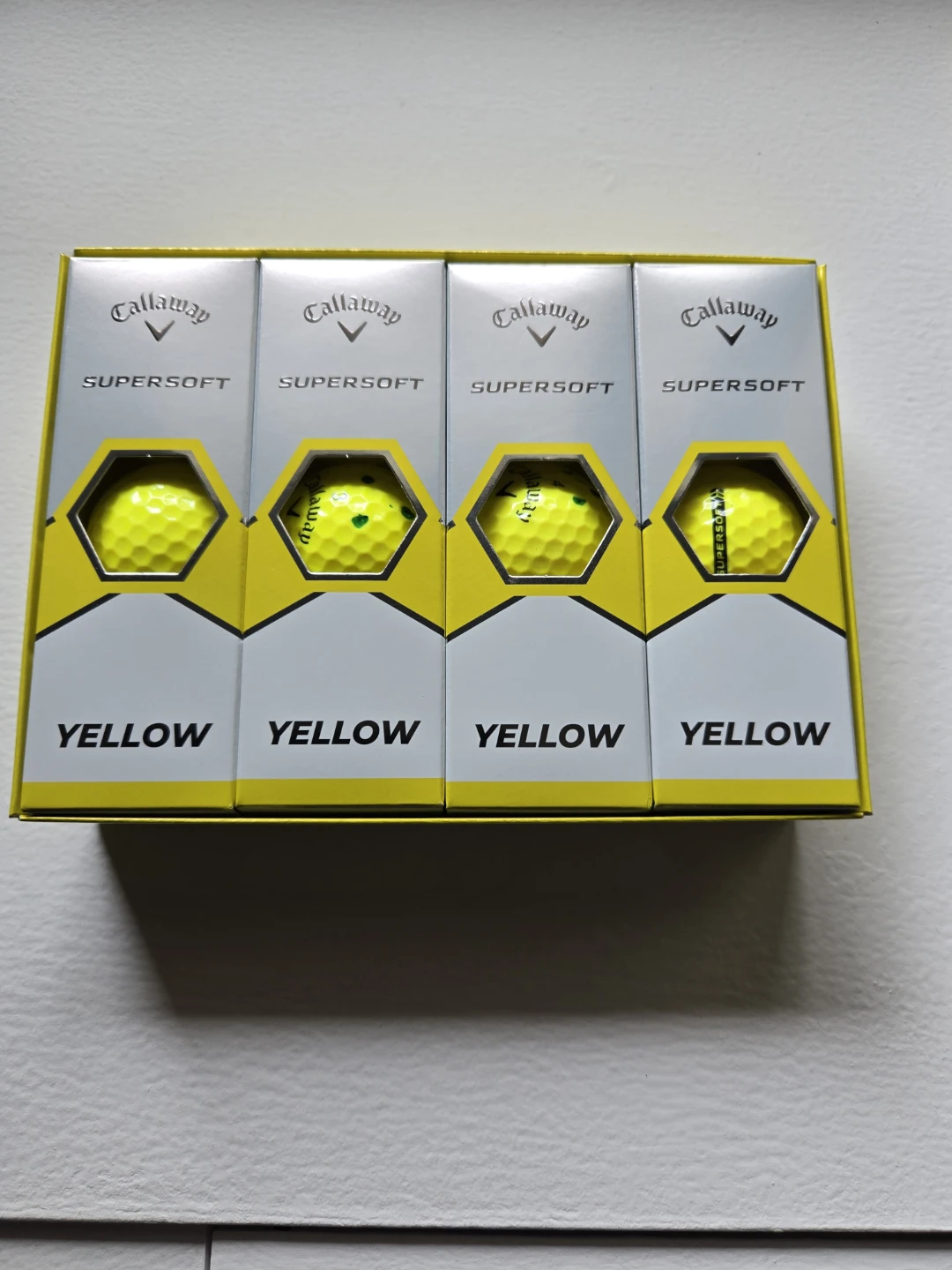12-New Callaway Supersoft Yellow Golf Balls - photo 3