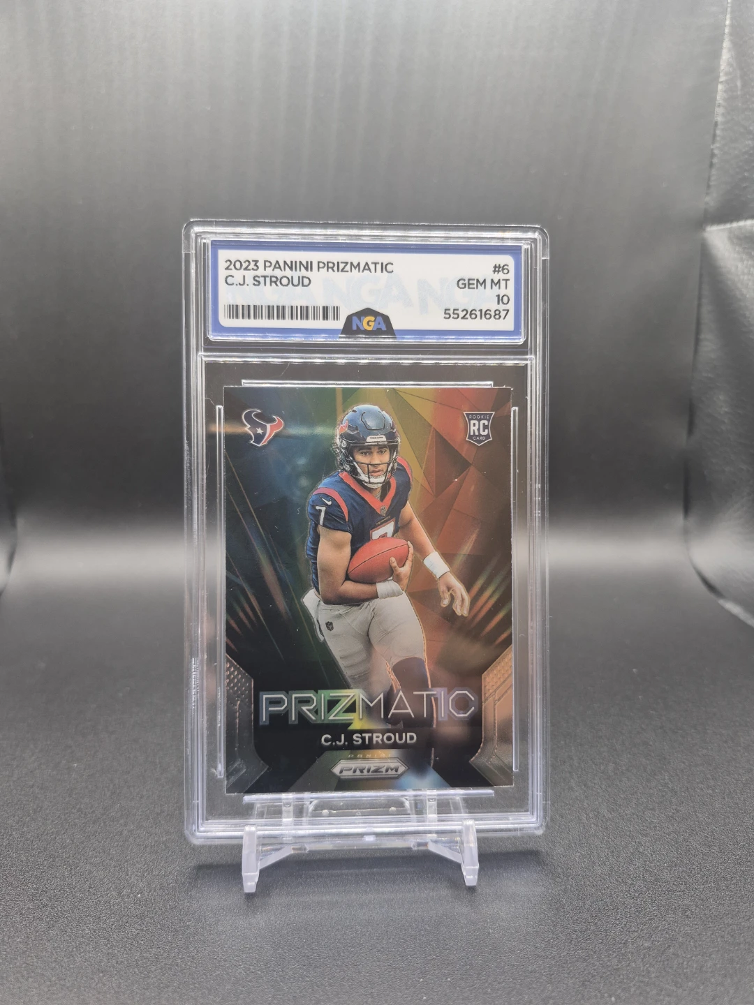 C.J. Stroud 2023 Panini Prizmatic Rookie Card NGA GEM MT 10