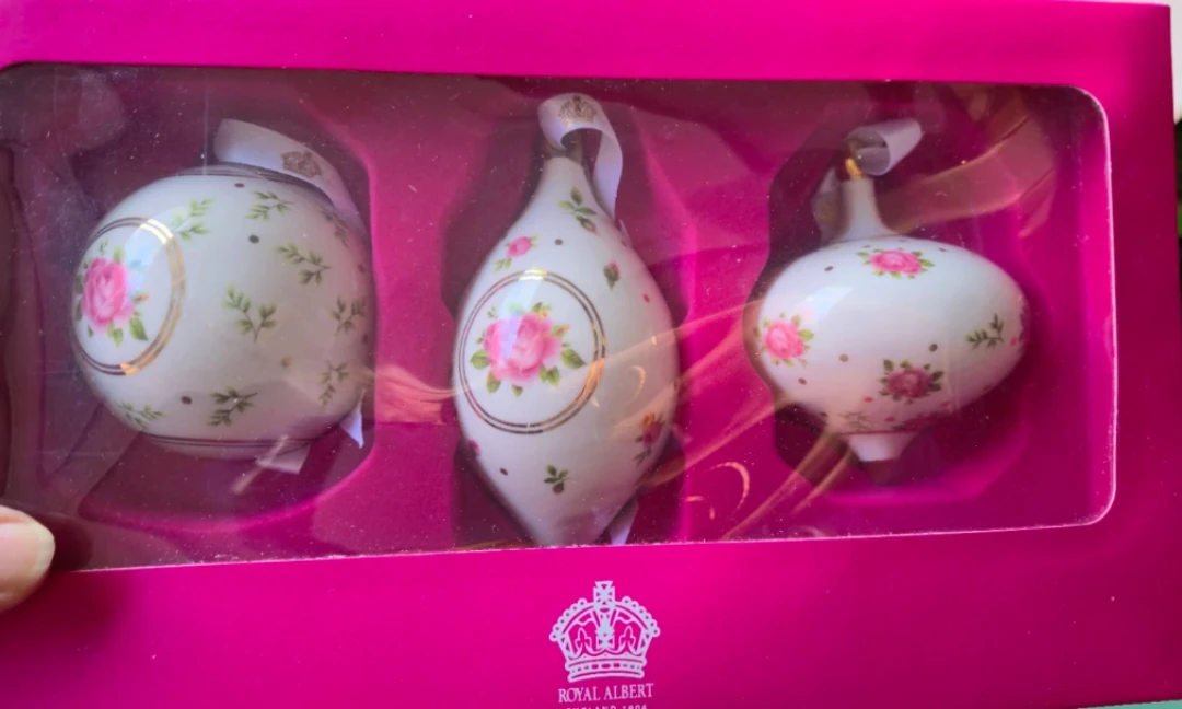 Royal Albert Set of 3 Christmas Ornaments - photo 2