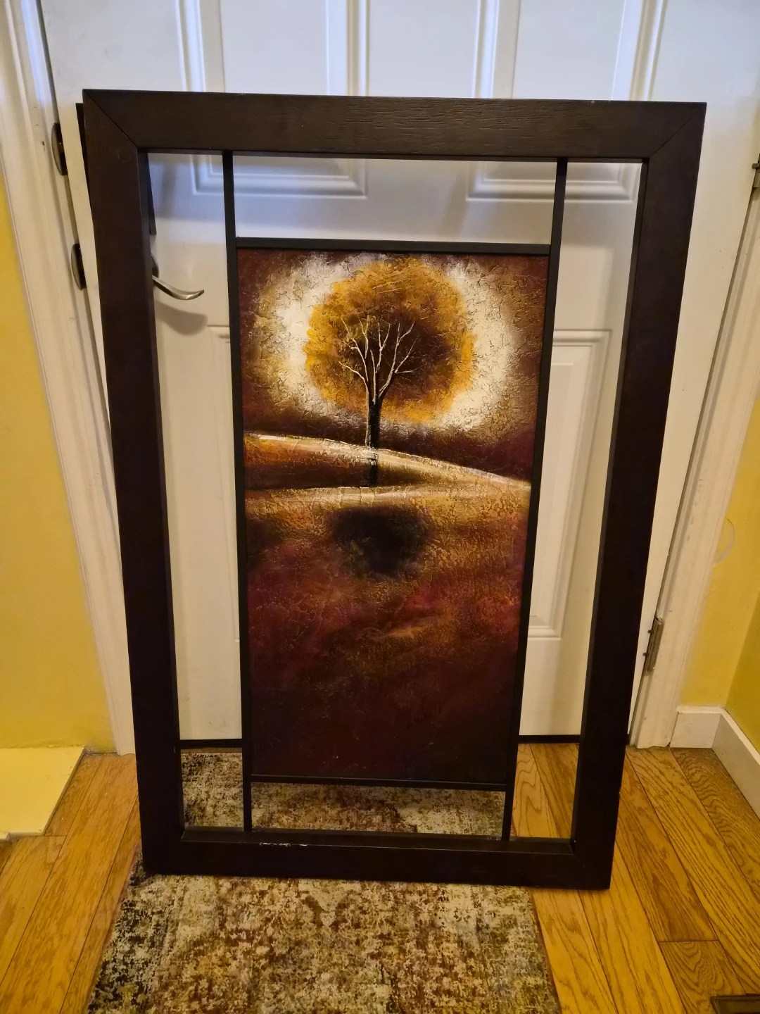 Nathalie V Abstract Tree Art Picture Frame