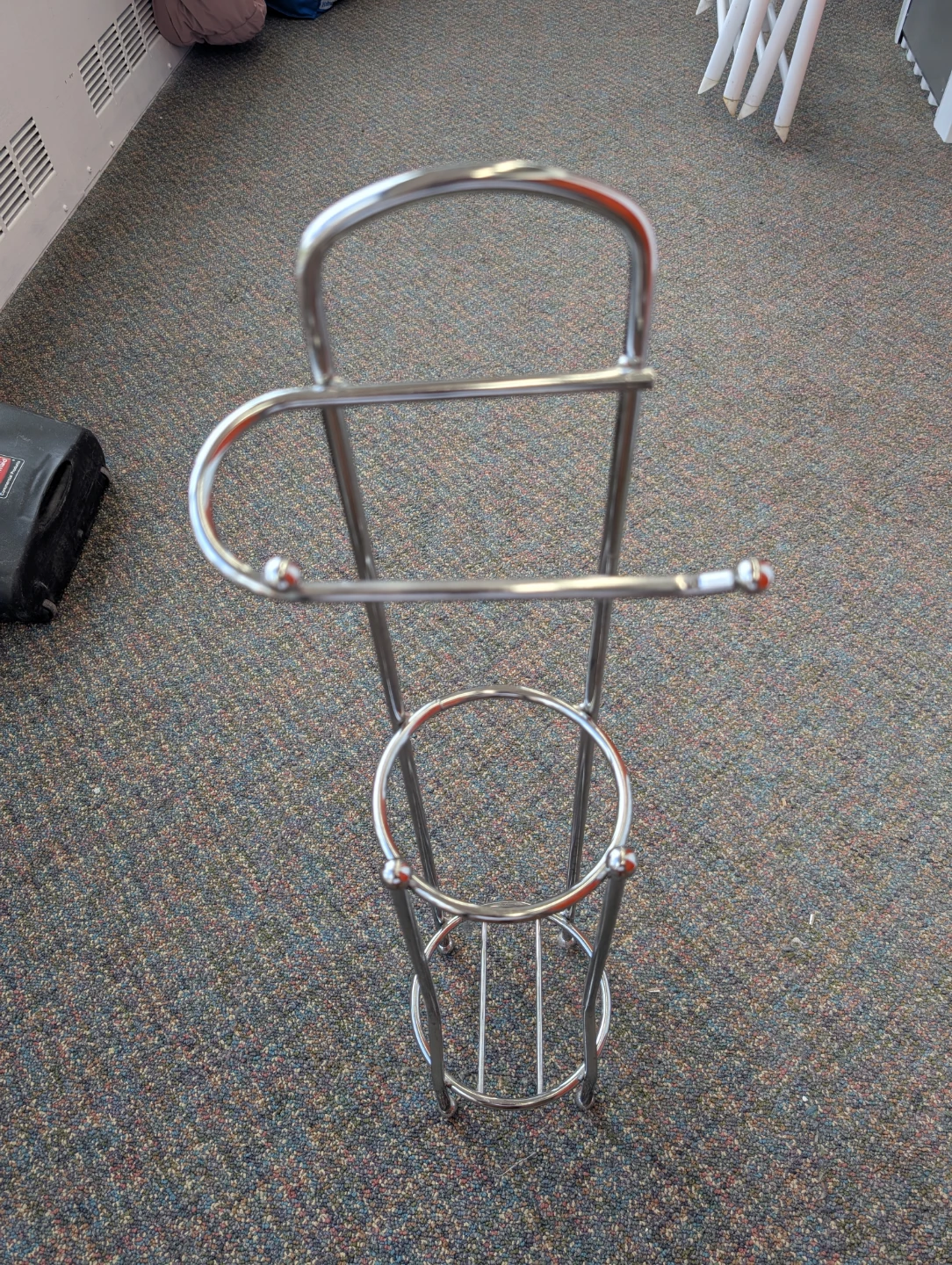 Chrome Metal Toilet Paper Holder