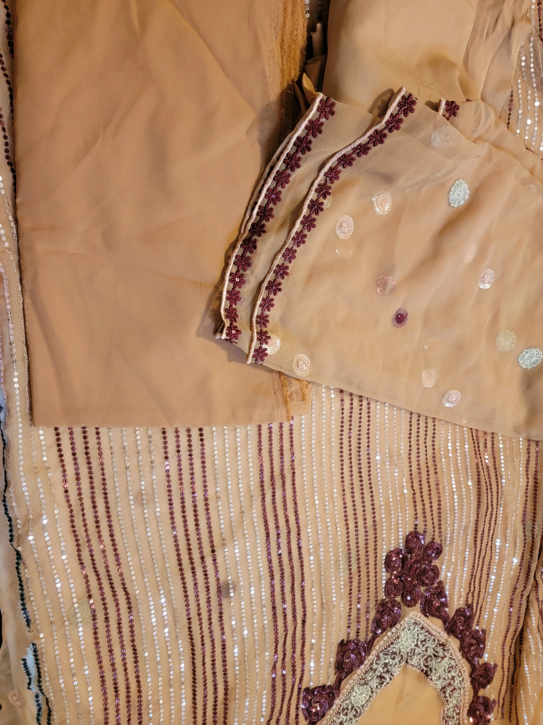 Unstich chiffon dress - photo 5