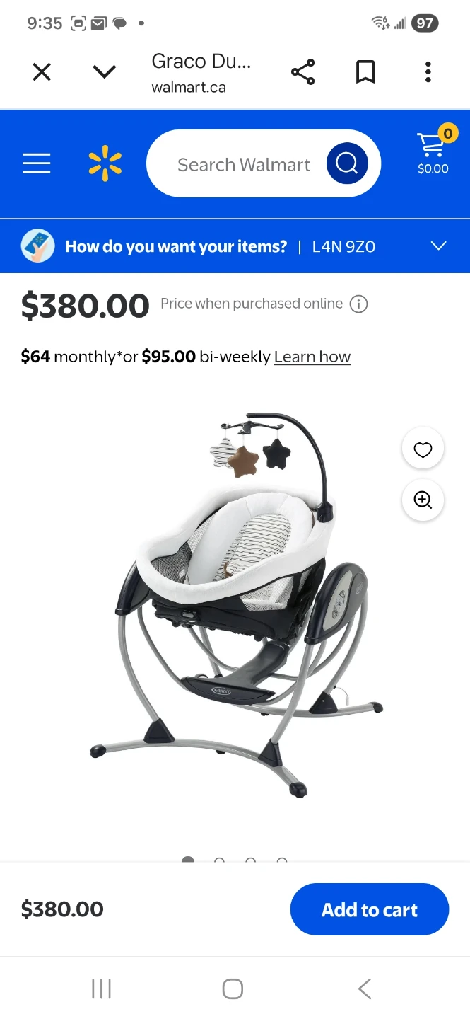 Graco Duoglider Baby Swing - Britton - photo 3