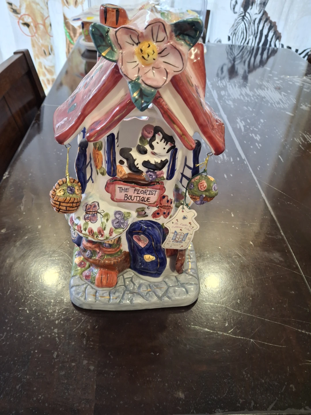 Ceramic "The Florist Boutique" House Decor