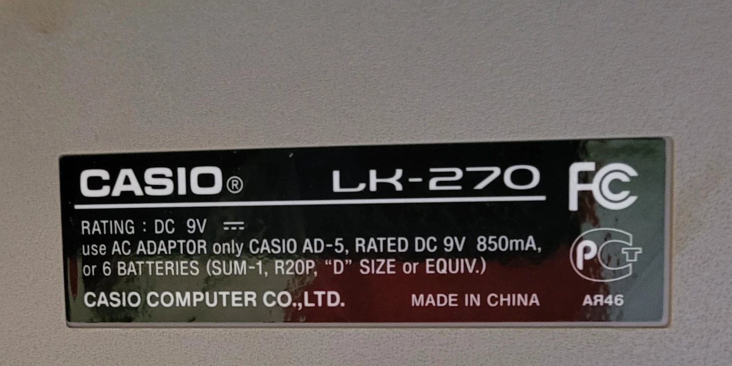 Casio LK-270 Keyboard - photo 2