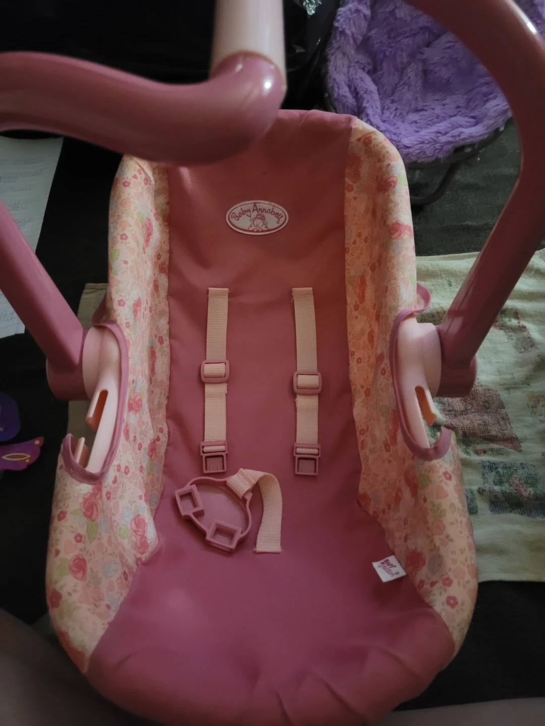 Baby doll carseat