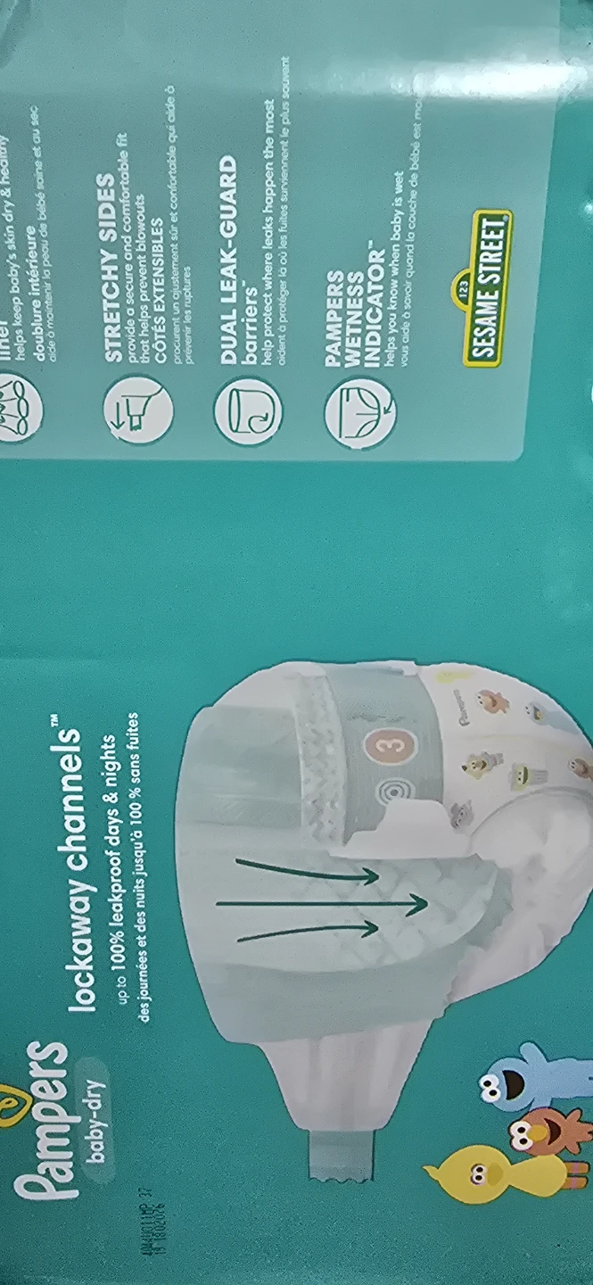 Pampers Baby-Dry Diapers Size 3, 104 Count