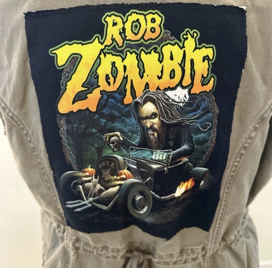 Custom Upcycled Triple Five Soul x Rob Zombie Punk Vest - photo 3