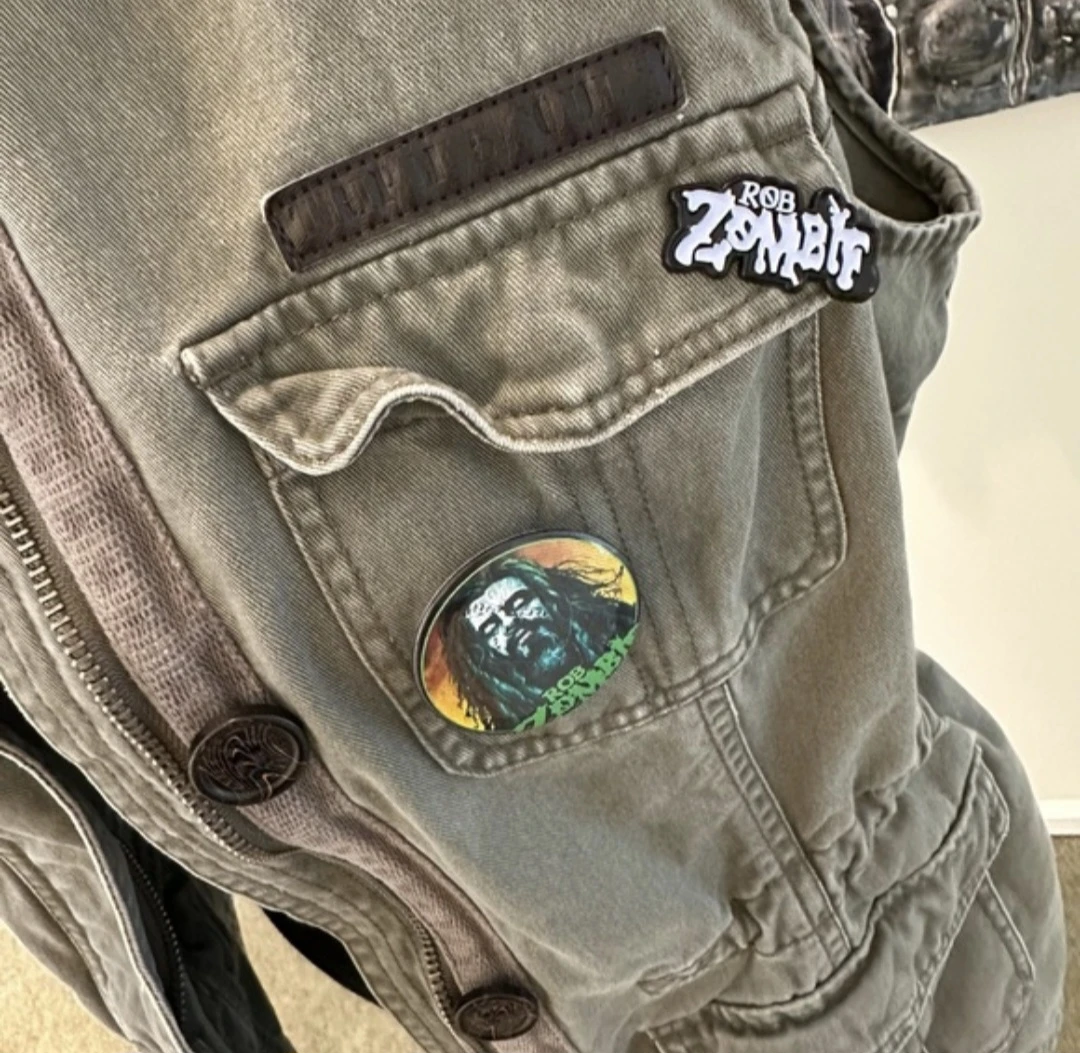 Custom Upcycled Triple Five Soul x Rob Zombie Punk Vest - photo 5
