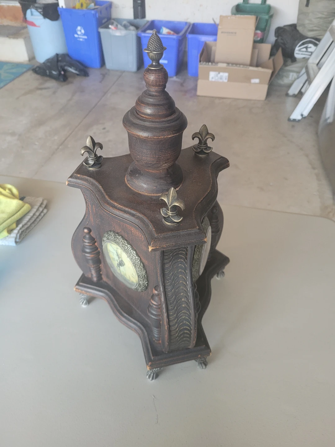 Decorative 3 face Tabletop Clock - photo 2