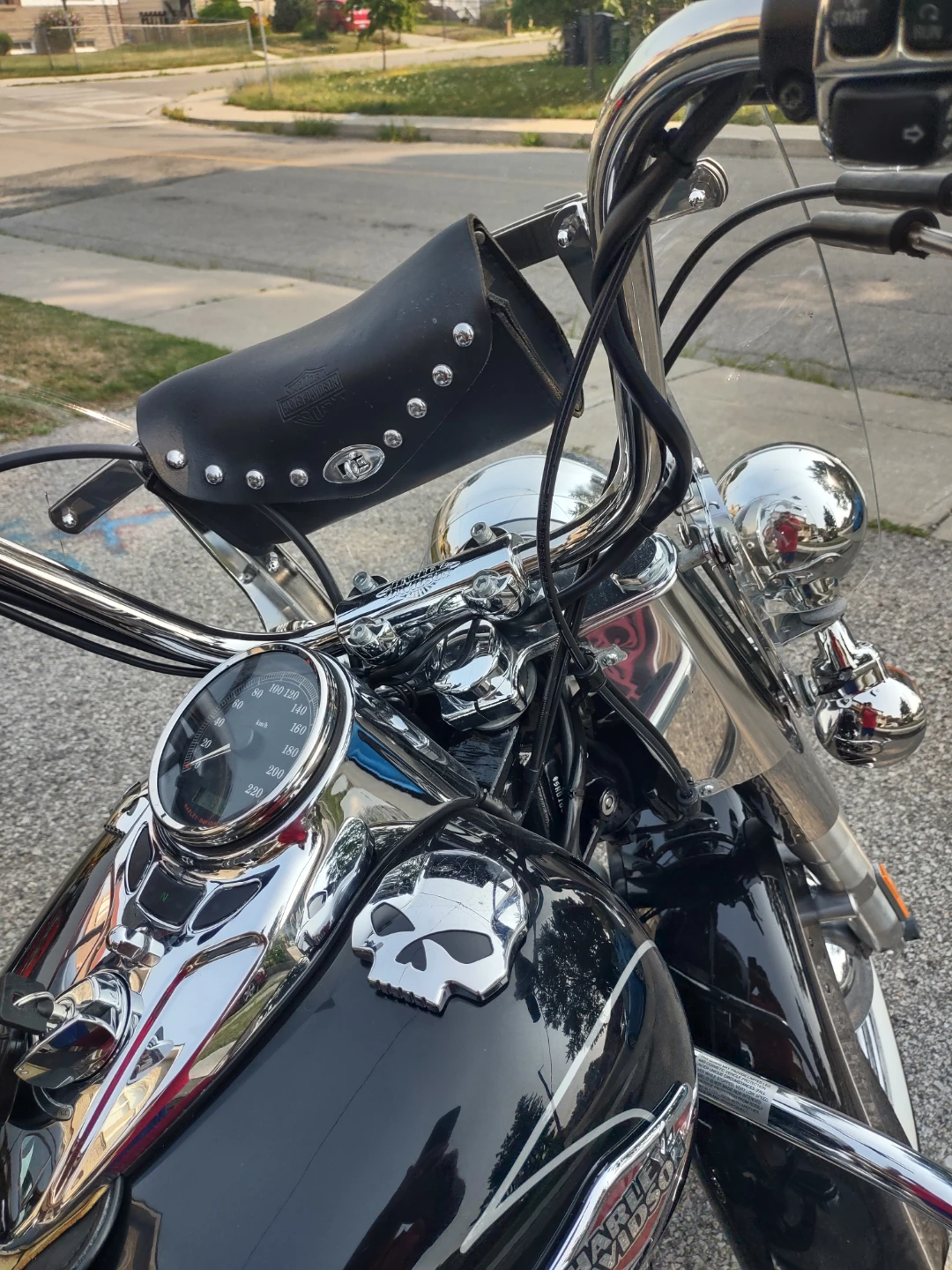 Harley-Davidson Motorcycle with Studded Saddlebags - photo 3