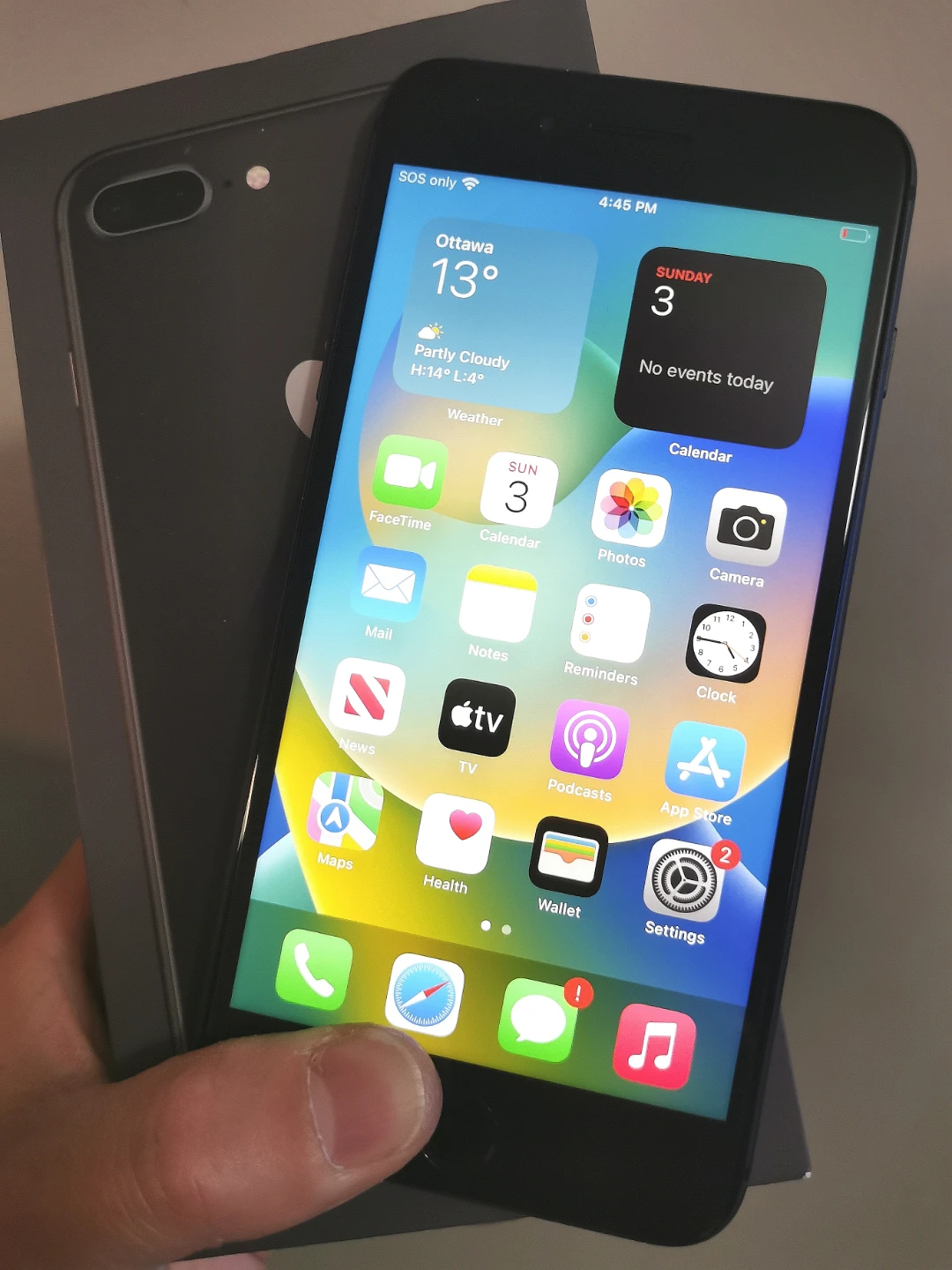 iPhone 8 Plus 64G Black Unlocked/100% battery health