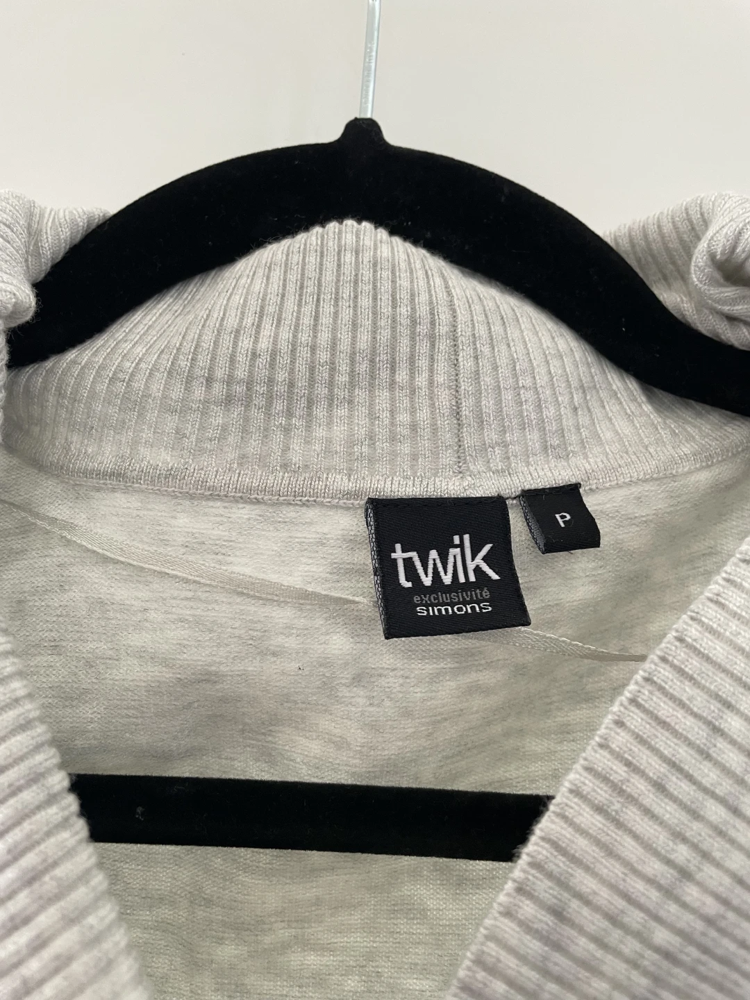 Twik x Simons Grey Knit Dress with Belt - Size P - photo 2