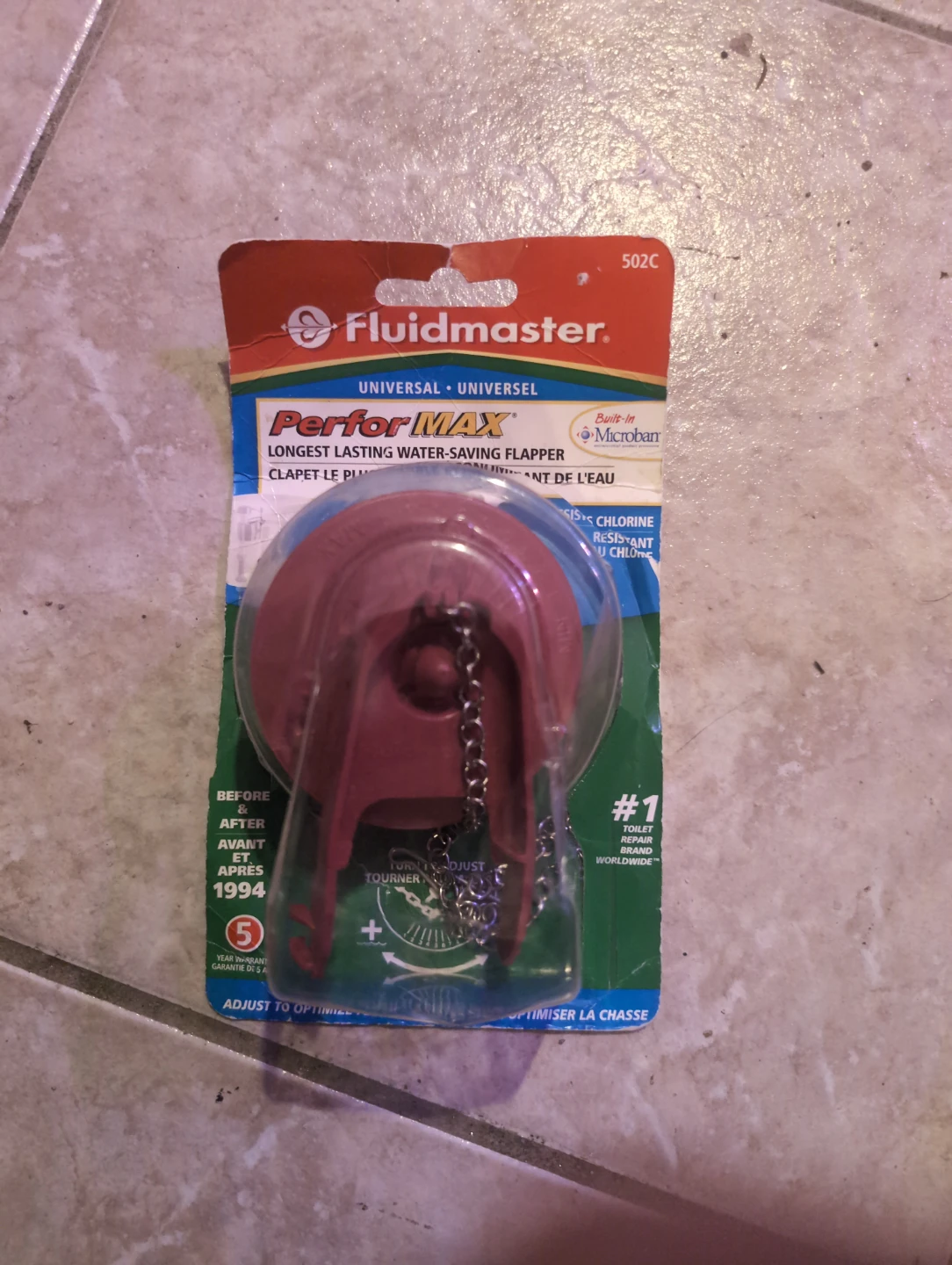 Fluidmaster PerforMAX Universal Water-Saving Toilet Flapper