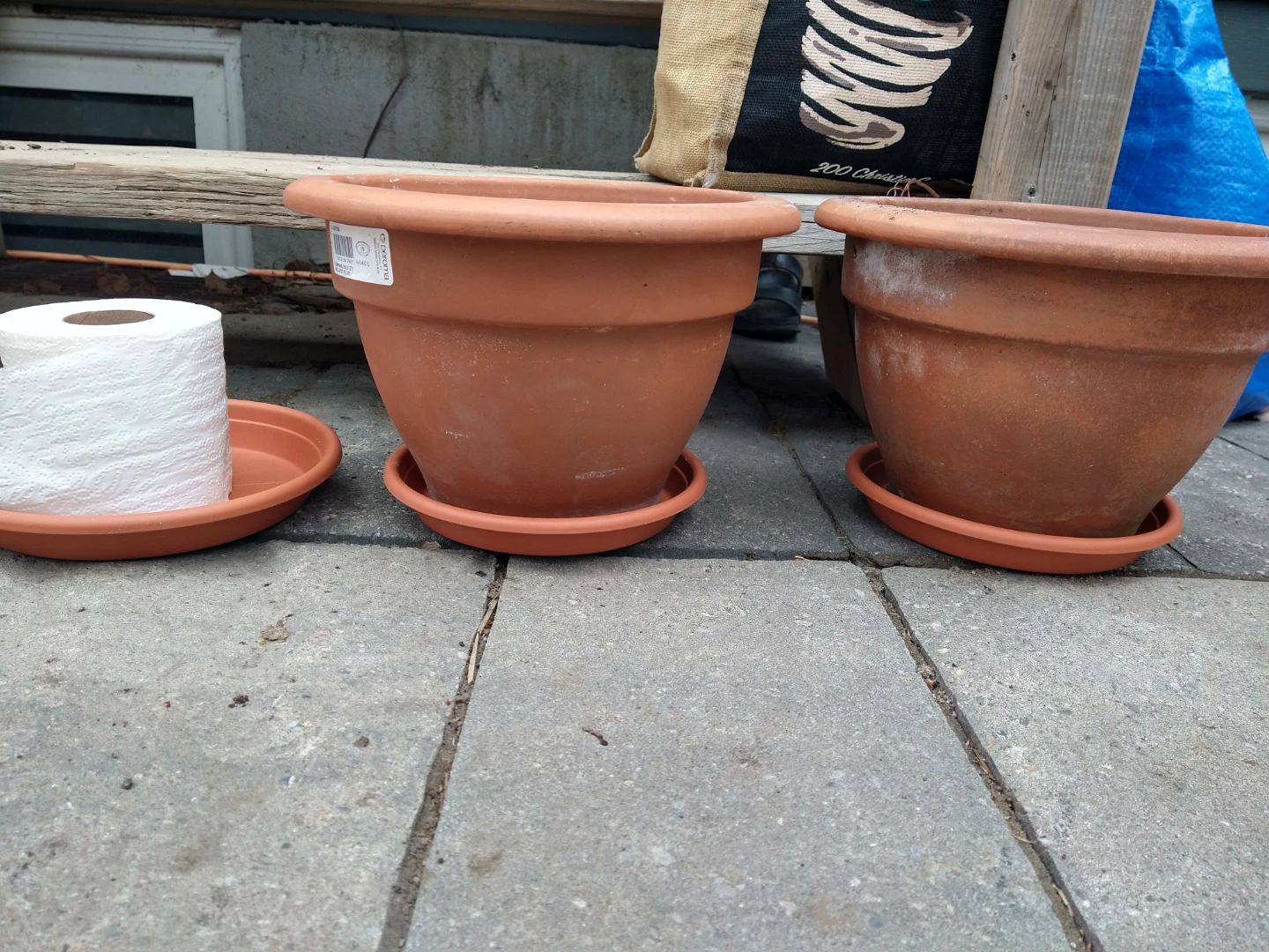 Terracotta Planter Pots with Saucers