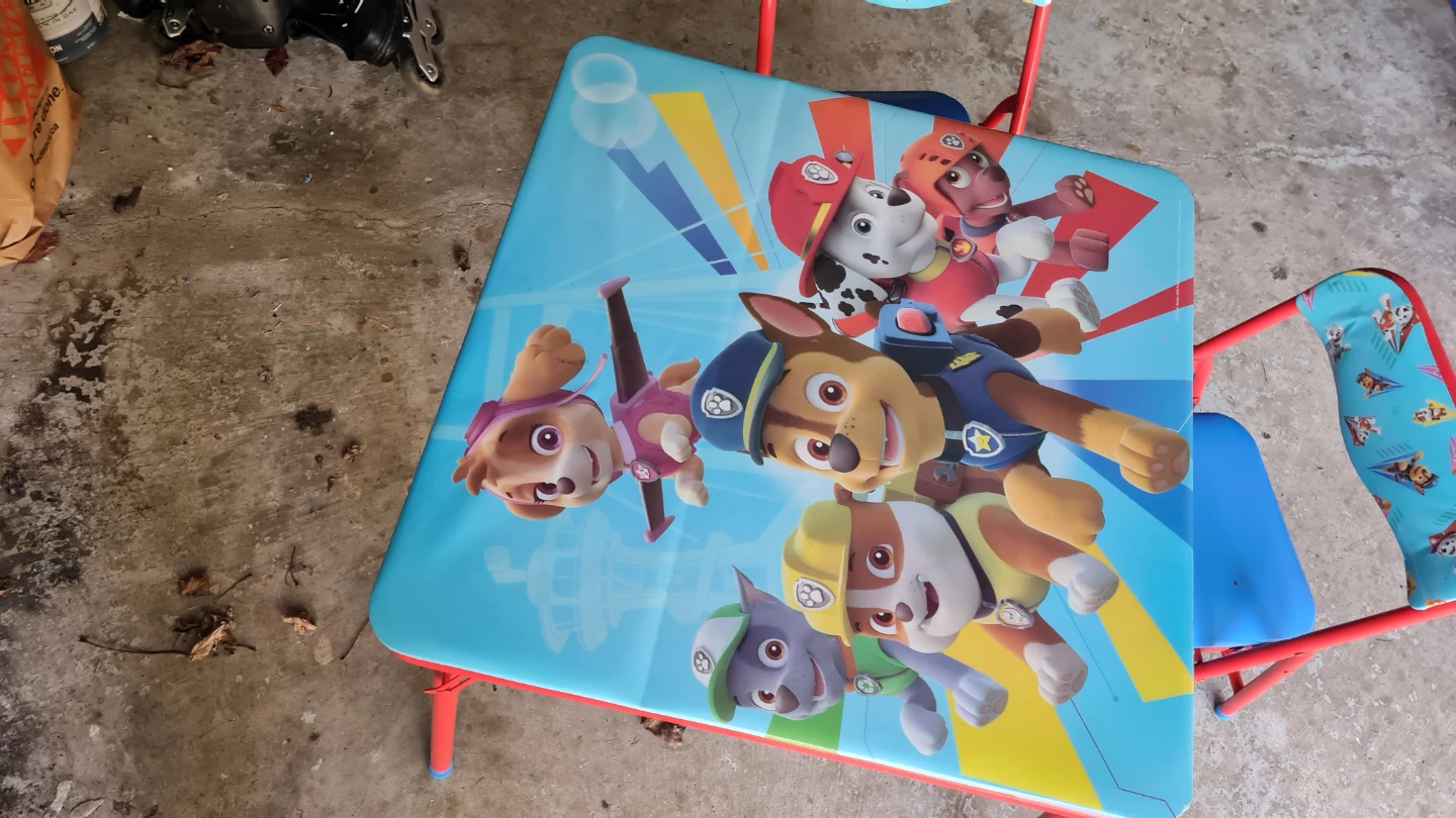 Paw Patrol Table and Chairs Set - photo 2