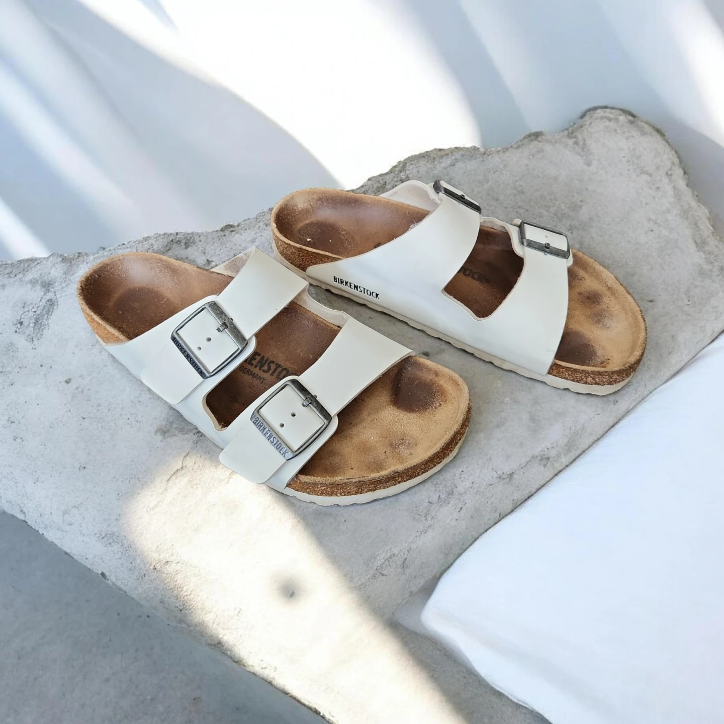 Birkenstock Arizona Men's Sandals Size 42 White