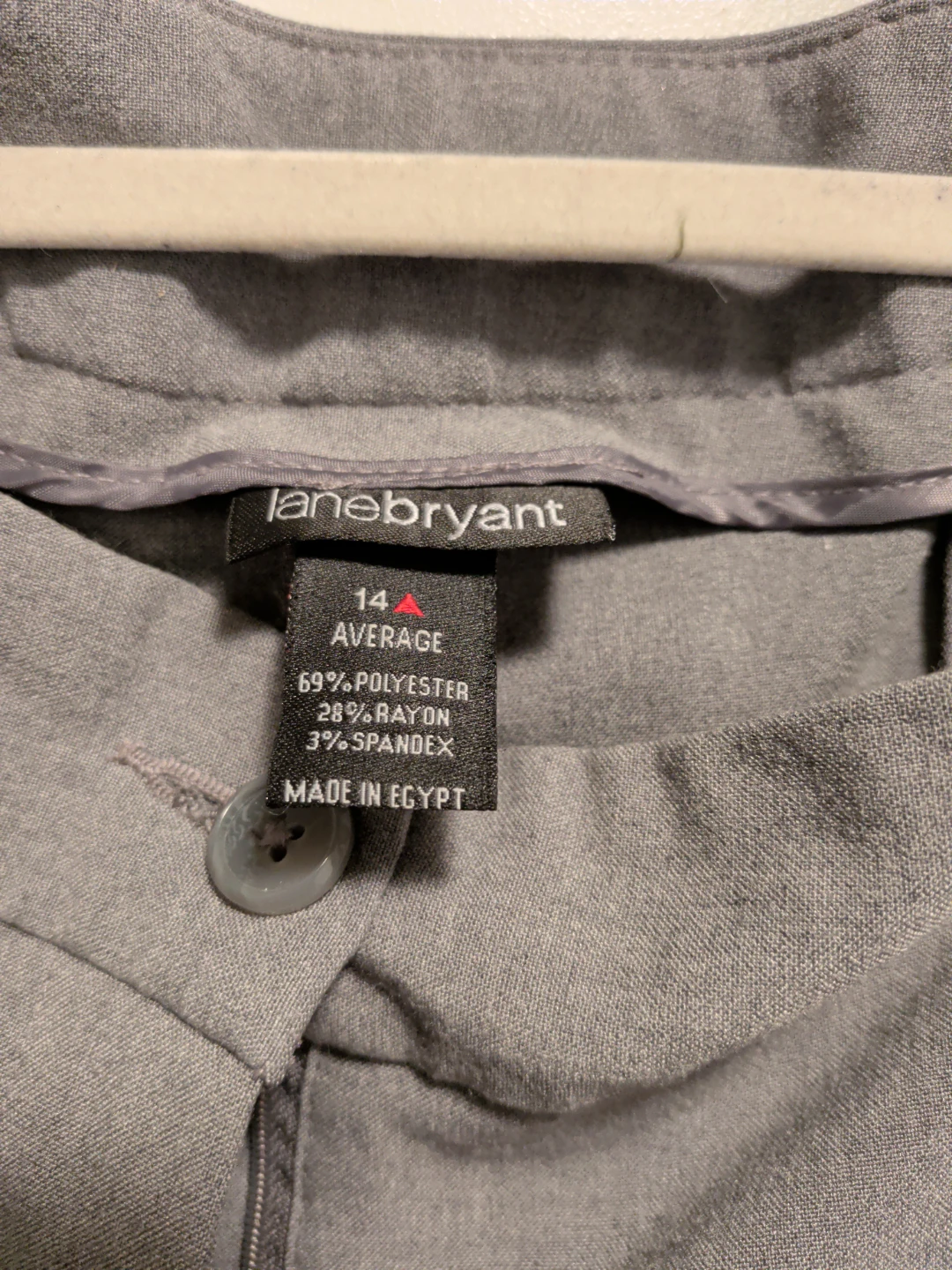 Lane Bryant Women's Gray Dress Pants Size 14 Average - photo 2