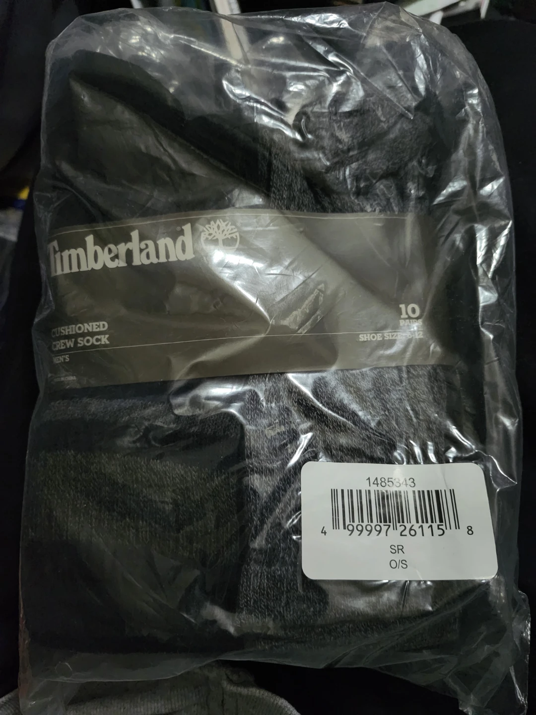 Timberland Men's Cushioned Crew Socks - 10 Pairs