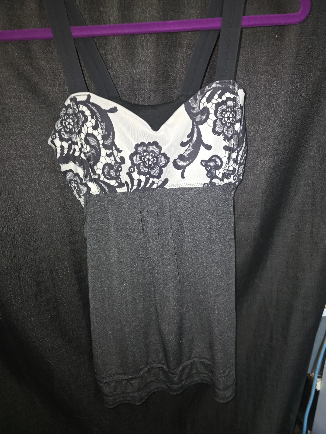 Women's Tank Top with Lace Detail - photo 2