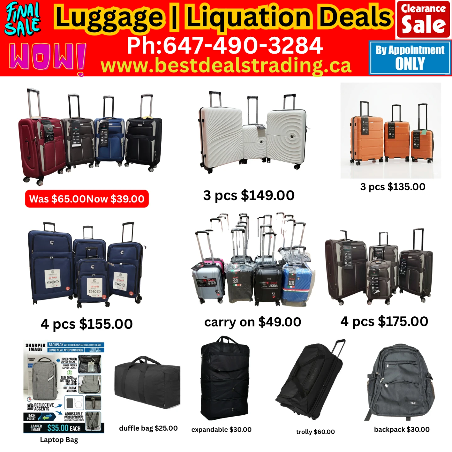 Luggage deals