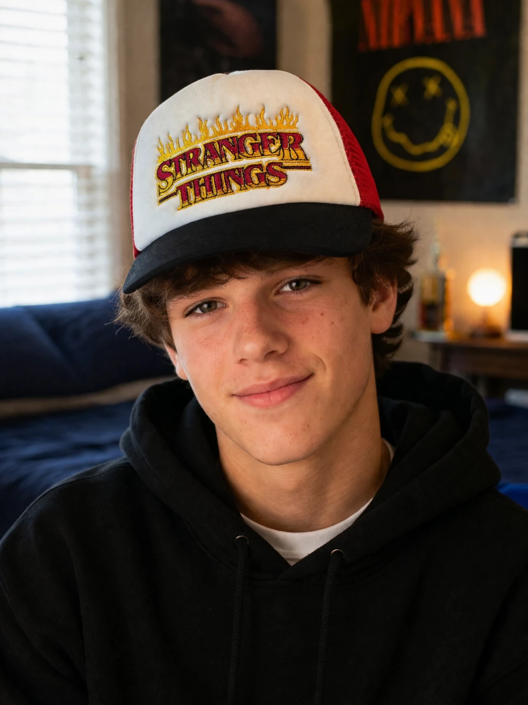 Zara stranger things snapback cap