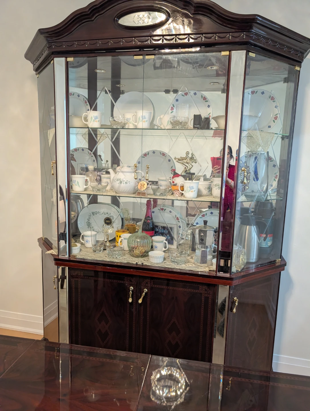 Glass china cabinet only cabinet - photo 2