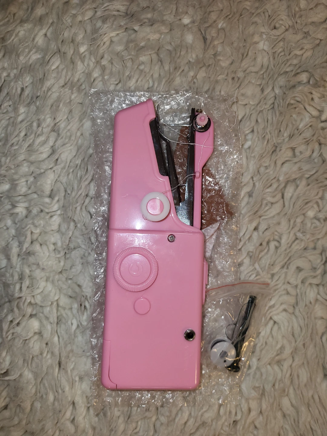 Pink Handheld Sewing Machine New